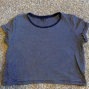 Urban Outfitters Striped Crop Top T Shirt